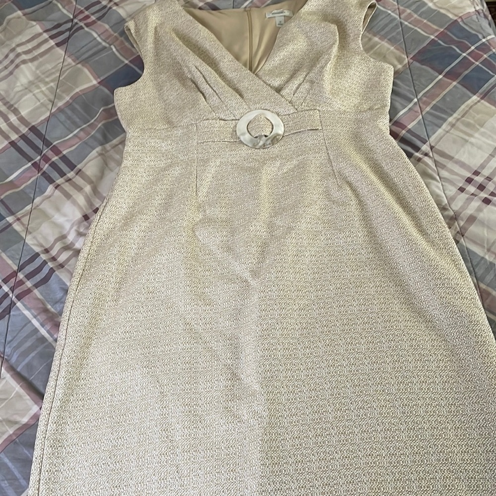 sleeveless drop waist dress